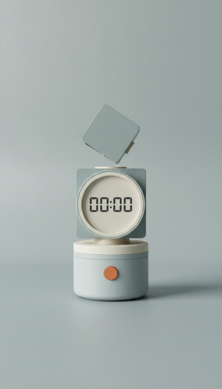 Connected Kitchen Timer With Touch Display