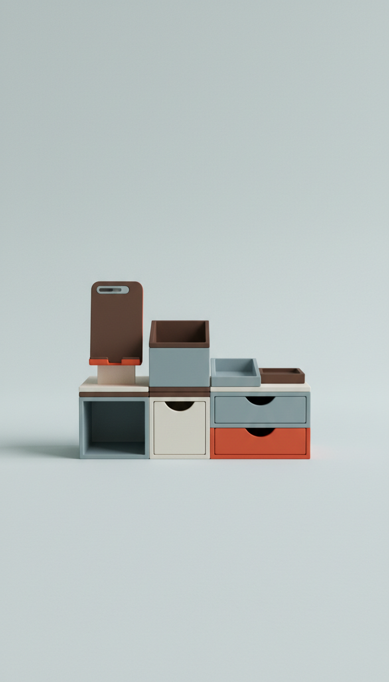 Smart Modular Desk Organizer